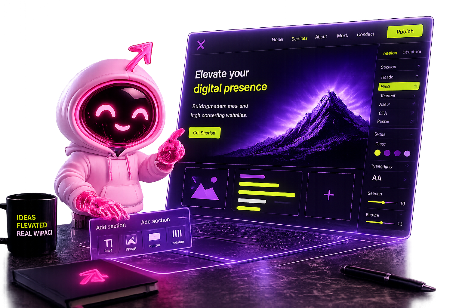 Your website, live